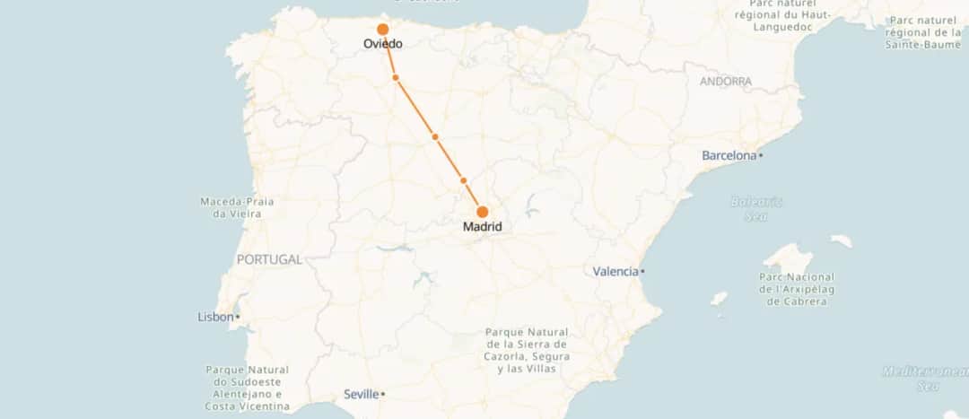 Cuánto tarda el tren de Oviedo a Madrid: Viaje rápido y cómodo